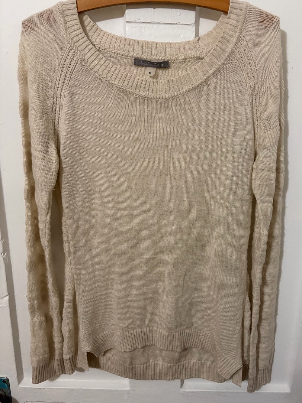 Smartwool Merino Wool Sweater Top Womens  SW010013 Natural Heather